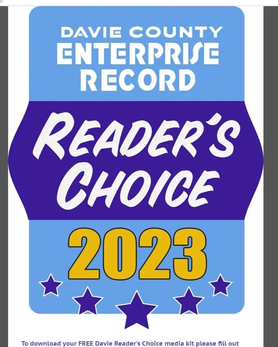 2023 Davie County Enterprise Record Readers Choice recognition