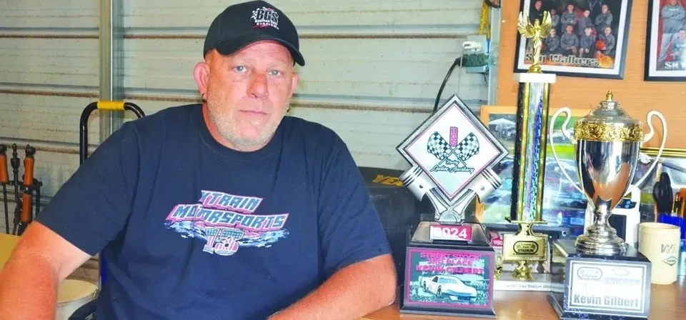 Kevin Gilbert at the racetrack